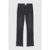 Anine Mid Waist Black Grey Designer Bings Bulled Front Short Back Long Terugh Pants for Women Jeans Bing
