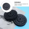 Accessories 4PCS Universal Bearing Pulley Wheels For Cable Machine Gym Part Garage Door Fitness ( Black )