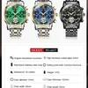 Horloges Origineel OLEVS Automatisch Horloge voor Mannen Datum Kalender Skeleton Hol Roestvrij Staal Zakelijk Horloge Mechanisch 231027