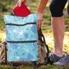 Storage Bags Portable Shopping Cart Wheels Rolling Bag Tote Trolley Foldable Plastic Handle