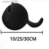 Gefüllte Plüschtiere, 30 cm, schwarze Katze, Kissen, Plüschpuppe, niedliche und kuschelige Katze, Plüschtiere, Kissen, Plüschtiere, Kinderspielzeug, Geschenke, L231027