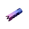 Taktiska tillbehör DTK-1 Fire Cap Gradient Change Color Jingming 14mm Invertered Teeth Cap Metal Toy Accessories