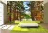 Обои на заказ Po 3d обои натуральный лесной пейзаж фон гостиная домашний декор настенные фрески для стен 3 D