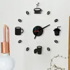 Zegary ścienne elementy dekoracyjne lustrzane zegar Home łatwy w użyciu modny dla środowiska samoprzylepna prosta marka