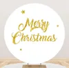 クリスマスの装飾クリスマスラウンド背景ポラフィーカバーレッドクリスマスファミリーパーティー装飾バナーポグラフィバックグラウンドサークル付き小道具231027