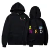 Mens Hoodies Sweatshirts Galleryes Dept 까마귀 랩퍼 남성 디자이너 편지 불꽃 프린트 하이 스트리트 여성 긴 슬리브