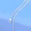 Chains Fashion 5 PCS 16-30 Inch Vacuum Plated Gold-COLOR /Silver Necklace Water Wave Chain For Men And Women