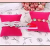 Velvet pillow Bracelet Bangle Watch Display 2 color choose black and pink Jewelry Holder331b