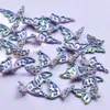 Colares Pingente 10 PCS Vintage Borboleta Charme Ser Set Strass Liga Acessórios DIY Para Fazer Jóias Artesanato Atacado Bulk Colgante