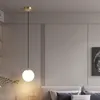 Simple bedroom bedside chandelier Nordic personality creative dining room living room bar counter bathroom mirror lamp 110-240V