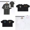 Ny stil herr designer tees mode t skjortor casual tee bekväma män kvinnor tryck tvättade t-shirts överdimensionerade athleisure euro si238e