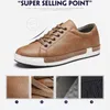 Kleding Schoenen Kwaliteit Mannelijke Lederen Comfortabele Mannen Casual 2023 Mode Heren Flats Loafers Ademend Wandelen voor Zapatos 231026