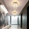 Simple Aisle Corridor Ceiling Light Modern Luxury Crystal Lamp for Entrance Hall Balcony Indoor Hang Lamp Lighting