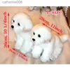 Gefüllte Plüschtiere maltesische Hundepuppen Plüsch Spielzeug süße Simulation Haustiere Flauschige Baby Geburtstagsgeschenke Weihnachten Kinder Malzis Welpen Dropshippingl231027
