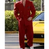 Ternos masculinos blazers homem formal para homem terno conjunto de casamento luxo 2023 moda vestido 2 peça moderno 231027