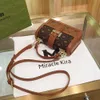 حية البث المباشر Miraclekira Niche Flower Bag Women New Crossbody Small Square