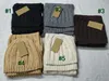 1set Winter Kerst vrouw Kerstmutsen Sjaal man Reizen Mode volwassen Mutsen Skullies Chapeu Caps Katoen Skimuts meisje grijze hoed warm houden Sjaals Sets