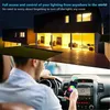 Controllers Wireless Bluetooth LED Dimmer Remote Controller DC5-24V med Connector Kit 10 mm 4-stift Strip Connectors Retail