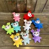 Fyllda plyschdjur 9st Plush Korean Super Star Plush Toy Cartoon Animal Twice Momo Doll Keychain Pendant KeyBuckle Plushtoy For Fans När flickor 231229