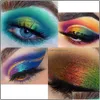 Lidschatten, Lidschatten, Augen, Make-up, Gesundheit, Schönheit, Chamäleon-Lidschatten, metallisch glänzende Palette, Kartoffelpulver, Pigment, professionell, Ma Dhzfm Dhbhp