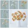 Dekorativa blommor 1 datorer handgjorda majsblomma blomma elegant kreativa körsbärsblomgren Vackert färgglada arrangemang