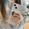 Cell Phone Cases Luxury Diamond Mirror Transparent Soft Case for iPhone 14 13 11 Pro XS Max X XR 7 8 Plus MiNi SE 2020 Transparent Silicone Cover 231026