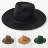 Bérets de luxe en laine pour femmes, automne hiver, ruban réglable, nœud papillon, mode décontractée, couronne, haut Jazz, chapeau chaud, chapeaux de haute qualité