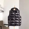 Com capuz para baixo colete masculino Europa e estilo americano coletes puffer Highs Quality Parkas Moda hombre Tamanho 1--5