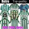 Camisas de futebol Retro REAL 76 77 94 95 96 97 98 02 03 04 clássico vintage camisas de futebol de manga comprida ALFONSO BETIS JOAQUIN DENILSON 1994 1995 1996 1997 1998 2002 2003 20046