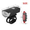 Fietsverlichting Fietsverlichting USB LED-oplaadset MTB racefiets koplampen voor en achter zaklamp fietsverlichting fietsaccessoires 231027