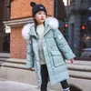 Down Coat 30 C Winter warm cotton Jacket Girls faux fur Waterproof Hooded clothes Child Outerwear Clothing Parka Snowsuit 516Y 231026