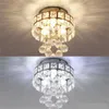 Simple Aisle Corridor Ceiling Light Modern Luxury Crystal Lamp for Entrance Hall Balcony Indoor Hang Lamp Lighting