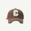 Boll Caps Women Letter Hip Corduroy Cap Unisex Autumn Dad Winter Trucker Hop Color C Sport Justerbar baseball Solid Men Hat