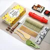 Sushi Tools Maker Maszyna Maszyna Forma Bazooka Zestaw rolki warzywny Rolling Rolling Bamboo Mat DIY Kitchen Gadżet Akcesoria SDWQ 231026