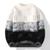 Winter Top Designer Men Sweter Wysokiej klasy luksusowy komfort ciepły liter