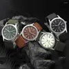 Armbandsur Soki Canvas Kläder Herrens Watch Casual Fashion Present Militär kalender önskar studentaktivism kvarts kvarts