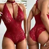 Sexy conjunto lingerie sexy mulher quente renda babydoll chemise vestido roupa interior erótica lenceria sexi porno vem clubwear vestuário exótico t231027