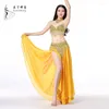 Stage Wear 1set/lot 3pcs Belly Dance Set Outfit Oriental Costume Tassel Beading Bra Belt And Necklace