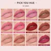 Lippenstift HANDAIYAN Matte Wasserdicht Samt Lippenstift Langlebig Braun Burgund Tönung Nude Sexy Lipstic Frauen Make-Up Kosmetik 231027