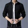 Suéter masculino de lã cardigã de tricô suéter completo zip jaquetas outono inverno outwear na moda casual plus size 4xl suéteres casaco masculino 231027