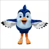 2024 Halloween Blue Bird Costume della mascotte Vestito da festa Vestito da festa di carnevale di Natale Costumi di fantasia Vestito per adulti