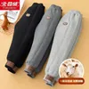 Trousers Winter Boys Thick Fleece Pants Lamb' For Girls Children's Padded Warm Elastic Long Cotton 4 14 Years 231027