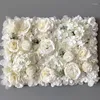 Dekorativa blommor Simulering Flower Wall Wedding Bakgrund Händelse Dekorleveranser POGRAFI PROPS Köpcentrumfönster Hydrangea Rose Green