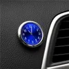 Auto Uhr Leuchtende Mini Autos Interne Stick-Auf Digital Uhr Mechanik Quarz Uhren Auto Ornament Auto Zubehör Geschenke