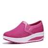 Scarpe a dondolo in rete traspirante scarpe da ginnastica casual da donna con piattaforma Scarpe pesca scarpe da corsa in rete taglia 35-40