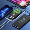 10000 мАч Магнитное беспроводное зарядное устройство Qi Power Bank для iPhone 14 13 12 Pro Powerbank с кабелем Портативное внешнее зарядное устройство