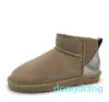 Mini Snow Boot Boots Winter Classic Suede Keep Warm Plush Chestnut Grey Men Woman Designer Ankle Casual Booties Slippers Shoes