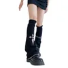 Chaussettes de femmes de haute qualité chauffeur de jambe hivernale chaude et croix douce-genou-hauteur pour la rue de la fête