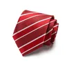 Bow Ties Tide Wersja koreańska stałe w paski wzór kwiatów 7,5 cm Jacquard Polyester krawat dla mężczyzny