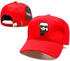 Ball Karl Designer Caps Lüks Marka Tüm Detaylar Detaylar Silin Metal Tokalı Mektup Hardtop Beyzbol Şapkası Lisa Aynı Yıldız Ördek Dil Şapkası Erkek ve Kadın Moda A9